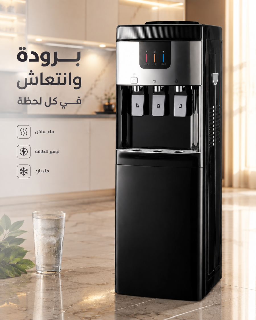 مبرد مياه من آي ووتر I-water – ساخن وبارد – تحميل علوي